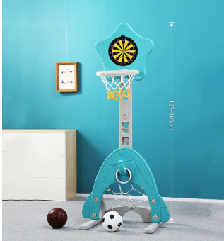Kids indoor plastic 1-6 years old toy high quality fixed portable basketball stand 