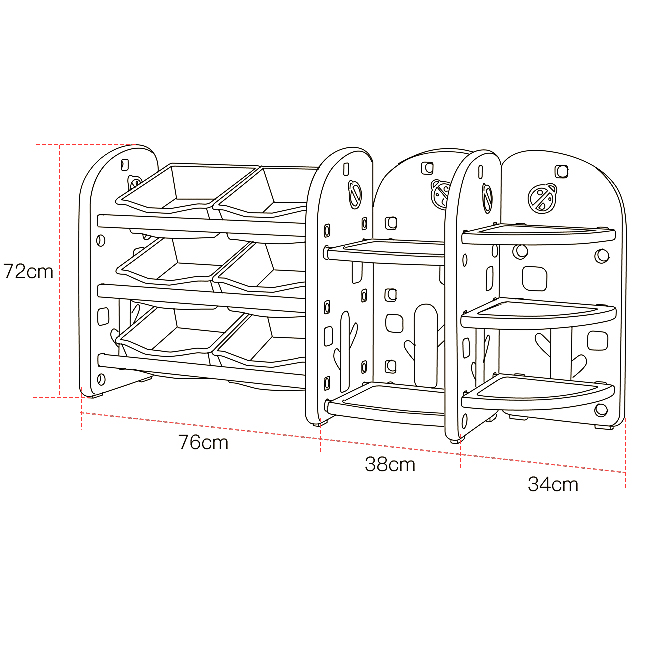 Personalised toy chest kids large toy storage bin and boxes 