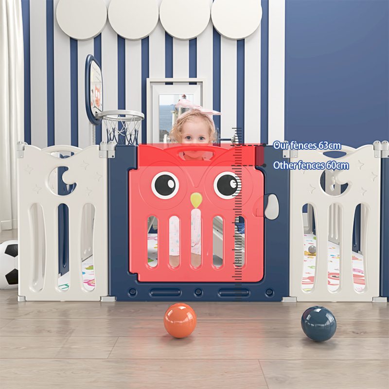 Hot sell multifunctional new design safety Kids plastic foldable indoor play yard fence baby playpen