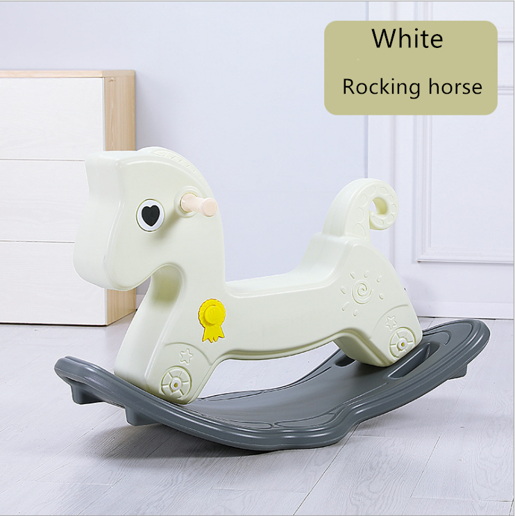 Hot selling ride on animals toy cartoon rocking horse kids plastic toys