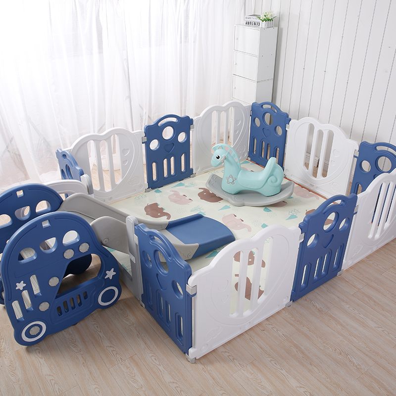 Safety indoor plastic portable play yard cheap price baby playpens for sale