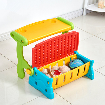 kindergarten toy storage box hot sale indoor furniture set kids plastic small table and chairs