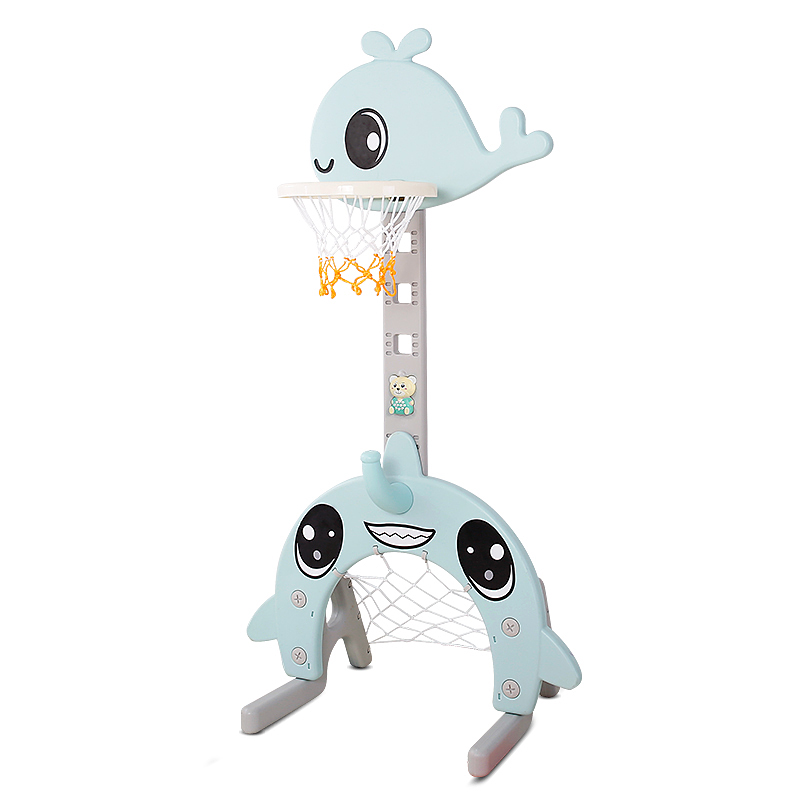 Indoor playground equipment child play toy baby plastic baskerball stand 