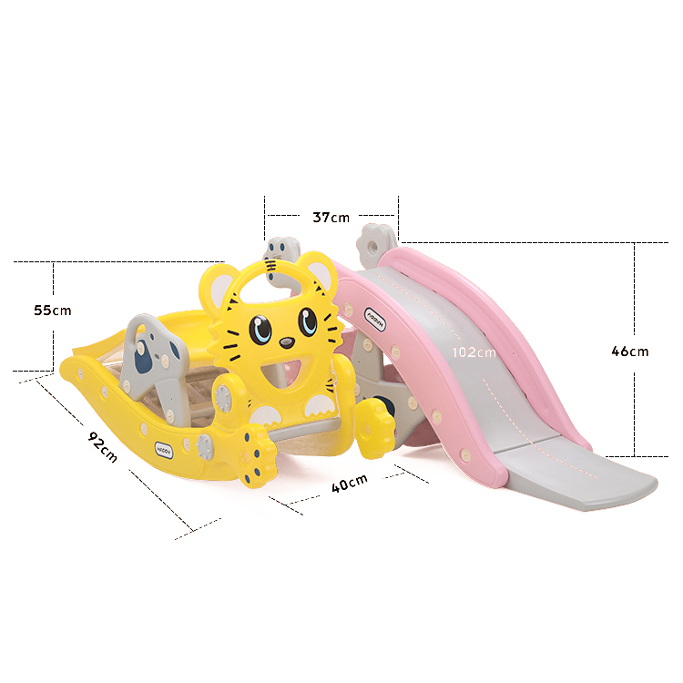 Multifunctional Plastic Children's Rocking Horse Slide 4 in1 Indoor Household Kids Mental Development Toys for babies 