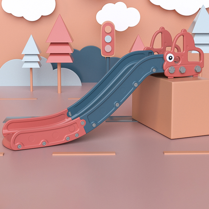 Factory direct wholesale plastic material Indoor kids slippery slide 