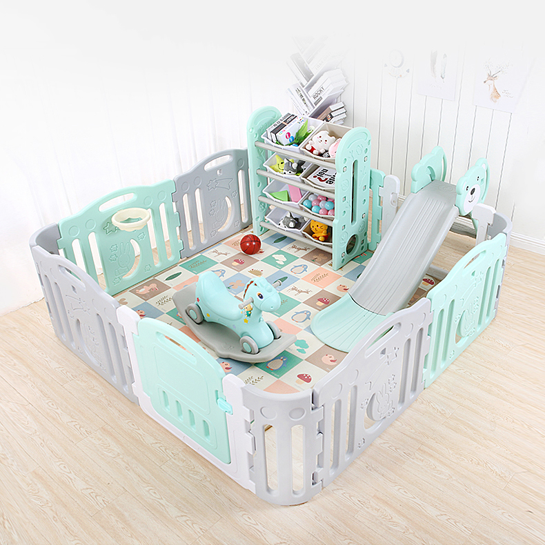 New arrival foldable indoor plastic fences for sale baby safety playpen 